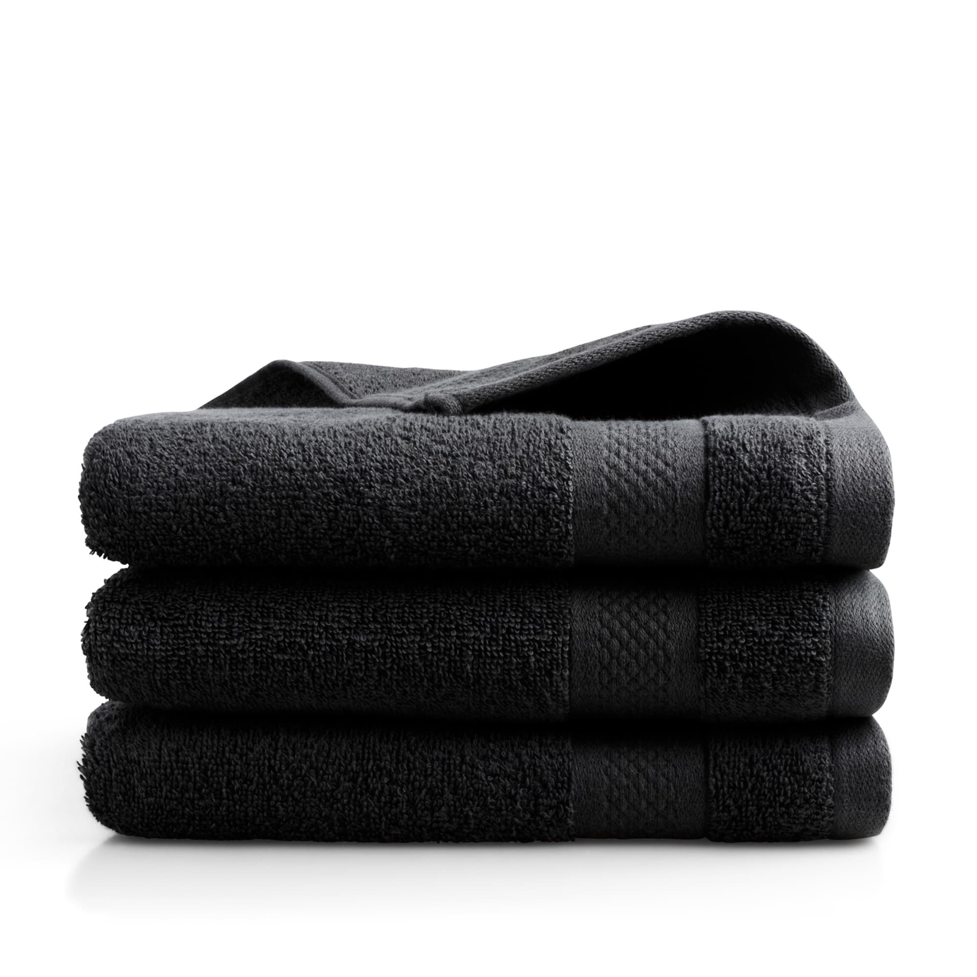 Handdoek Hotel Collectie – 3 stuks – 50×100 – zwart