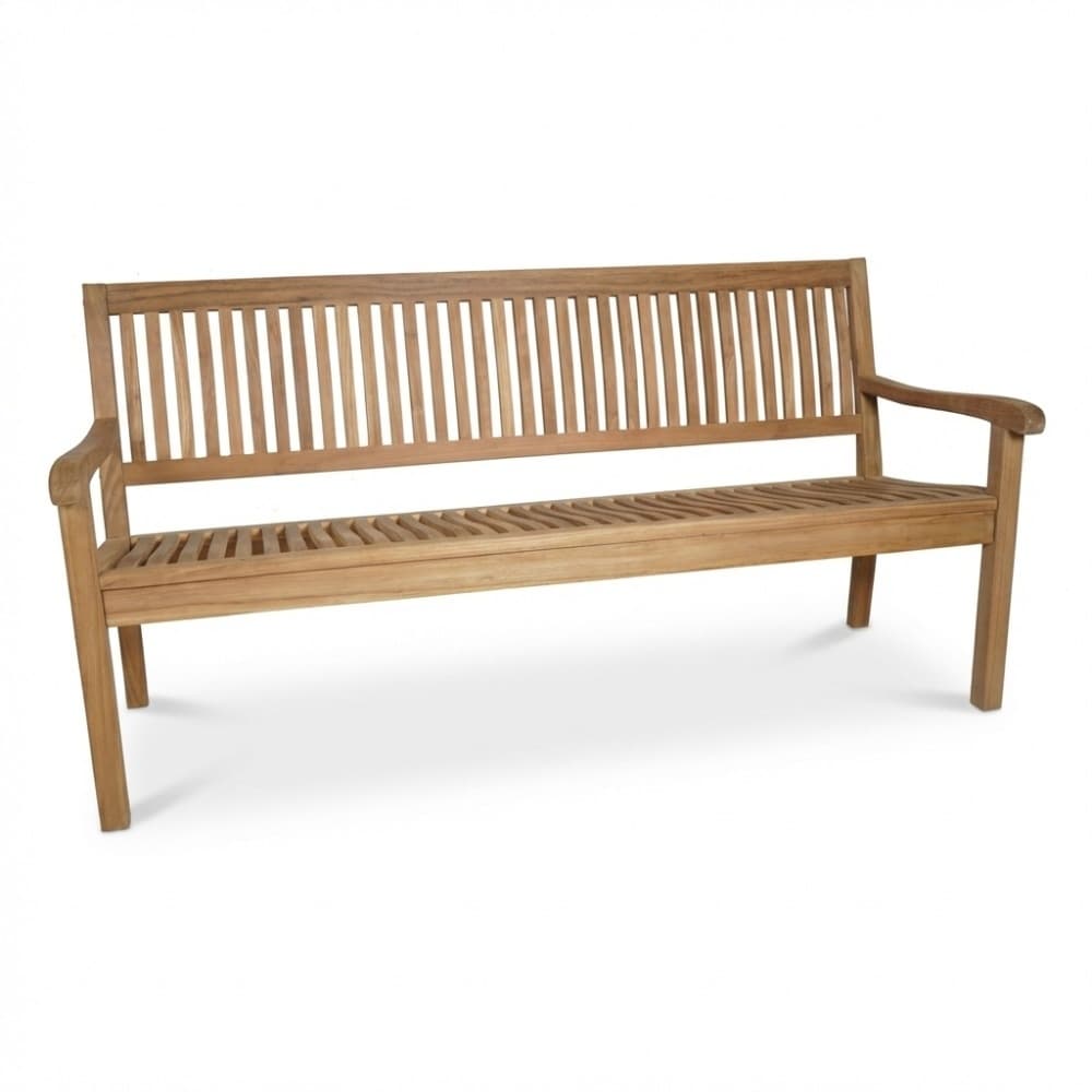 Malmo 3-zits tuinbank | teakhout | Natural Teak | 180cm