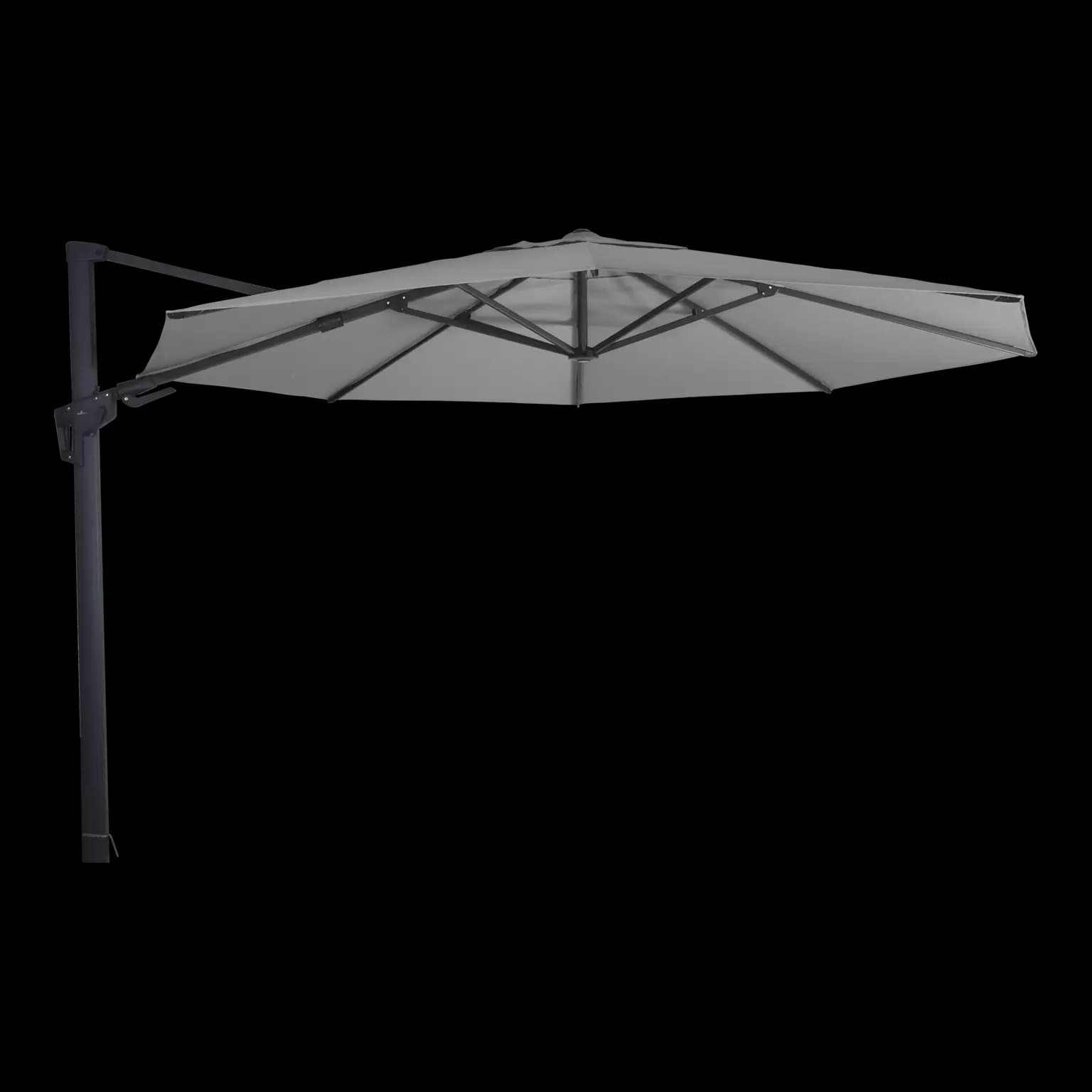 Grote Zweefparasol VirgoFlex Antraciet 3,5m van Lesli Living